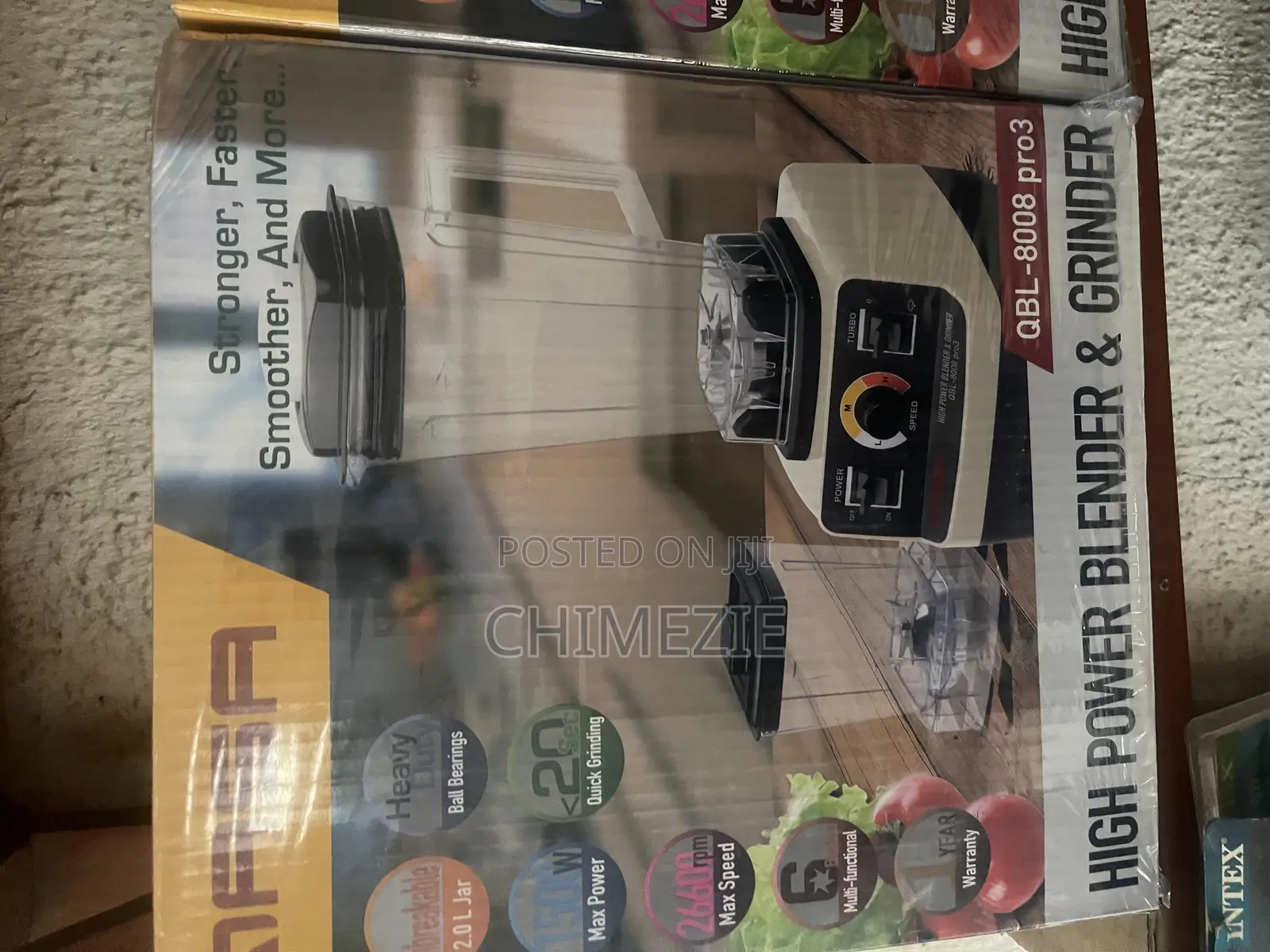 Qasa High Power Blender Grinder (Model: QBL-8008 Pro3).