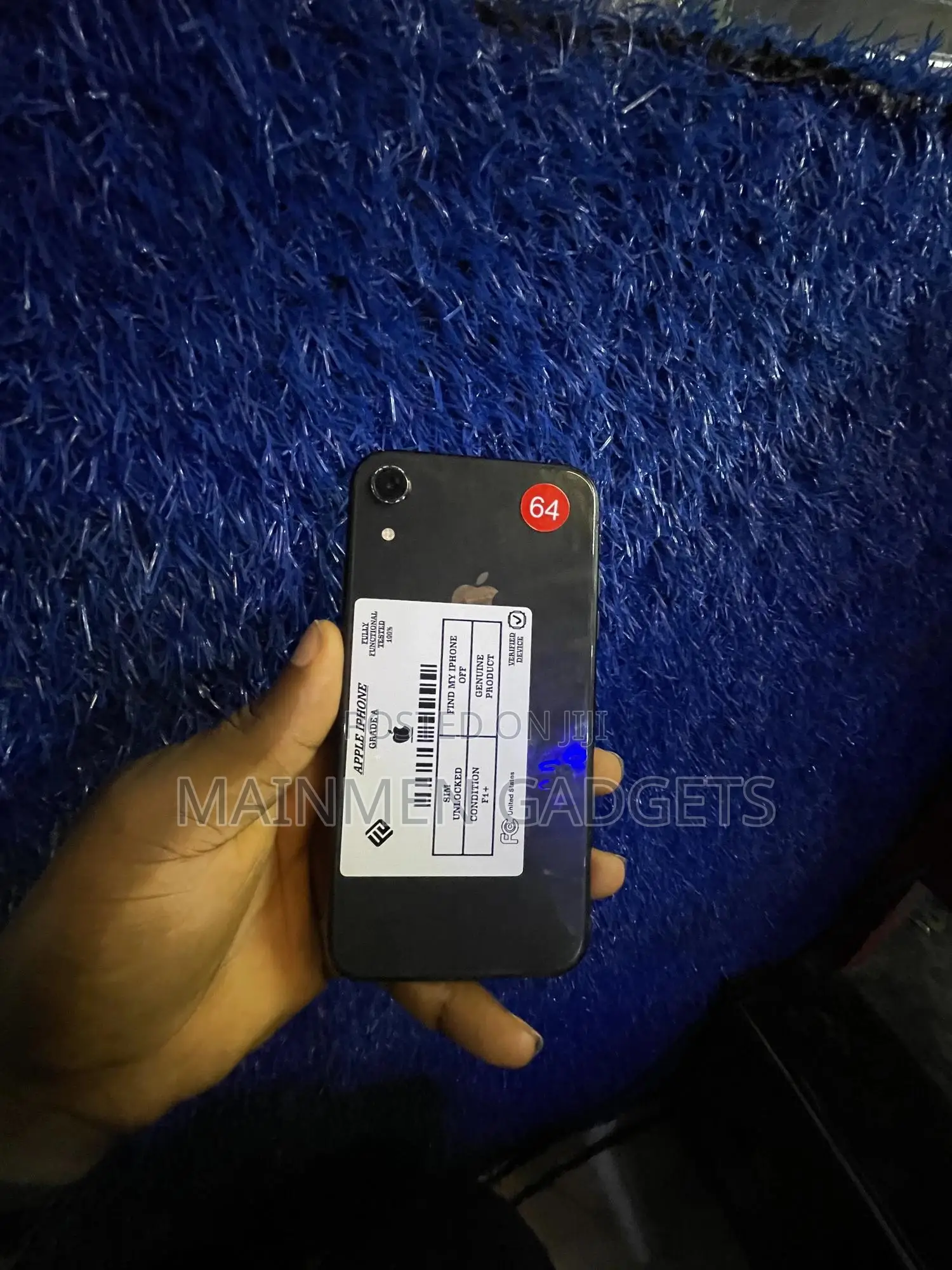 Apple iPhone XR 64 GB Black