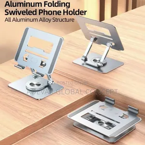 360° Rotatable Adjustable Laptop Stand Phone Tablet Metal Holder