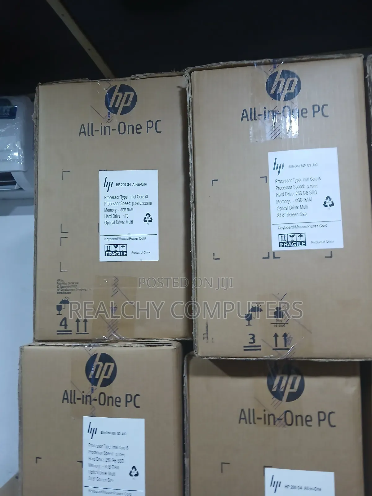 New Desktop Computer HP 200 G4 All-in-One 8GB Intel Core i3 SSD 1T