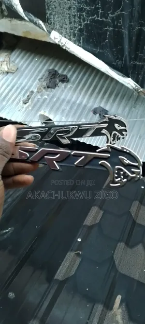 Front Bumper Logo Dodge Challenger SRT Hellcat