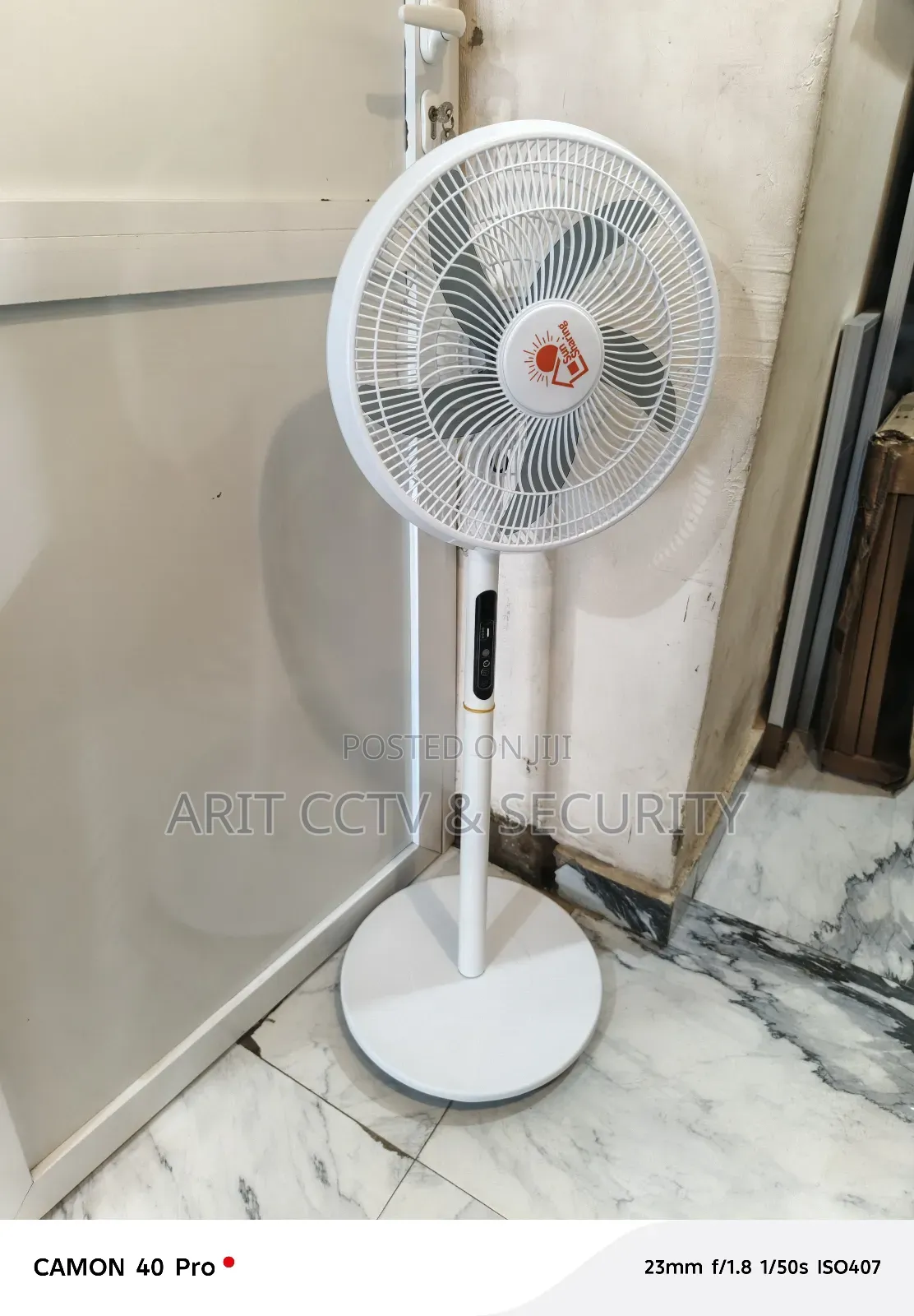 Standing Solar Fan