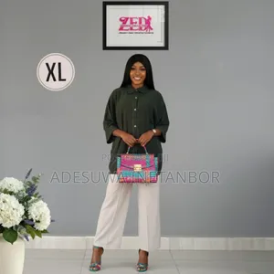 Two-Piece Ladies Trouser and Shirt