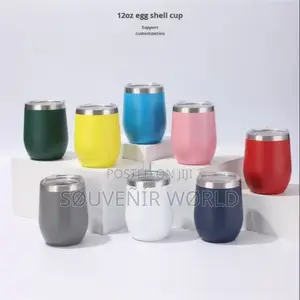 Coated Tumbler With Stainless Steel Straw.