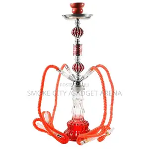 4 Hose Hookah Shisha Pot Available In Different Colors