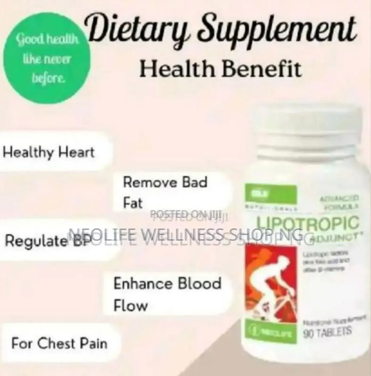 Lipotropic Adjunct - Dissolves Fat Buildup Circulatory Support