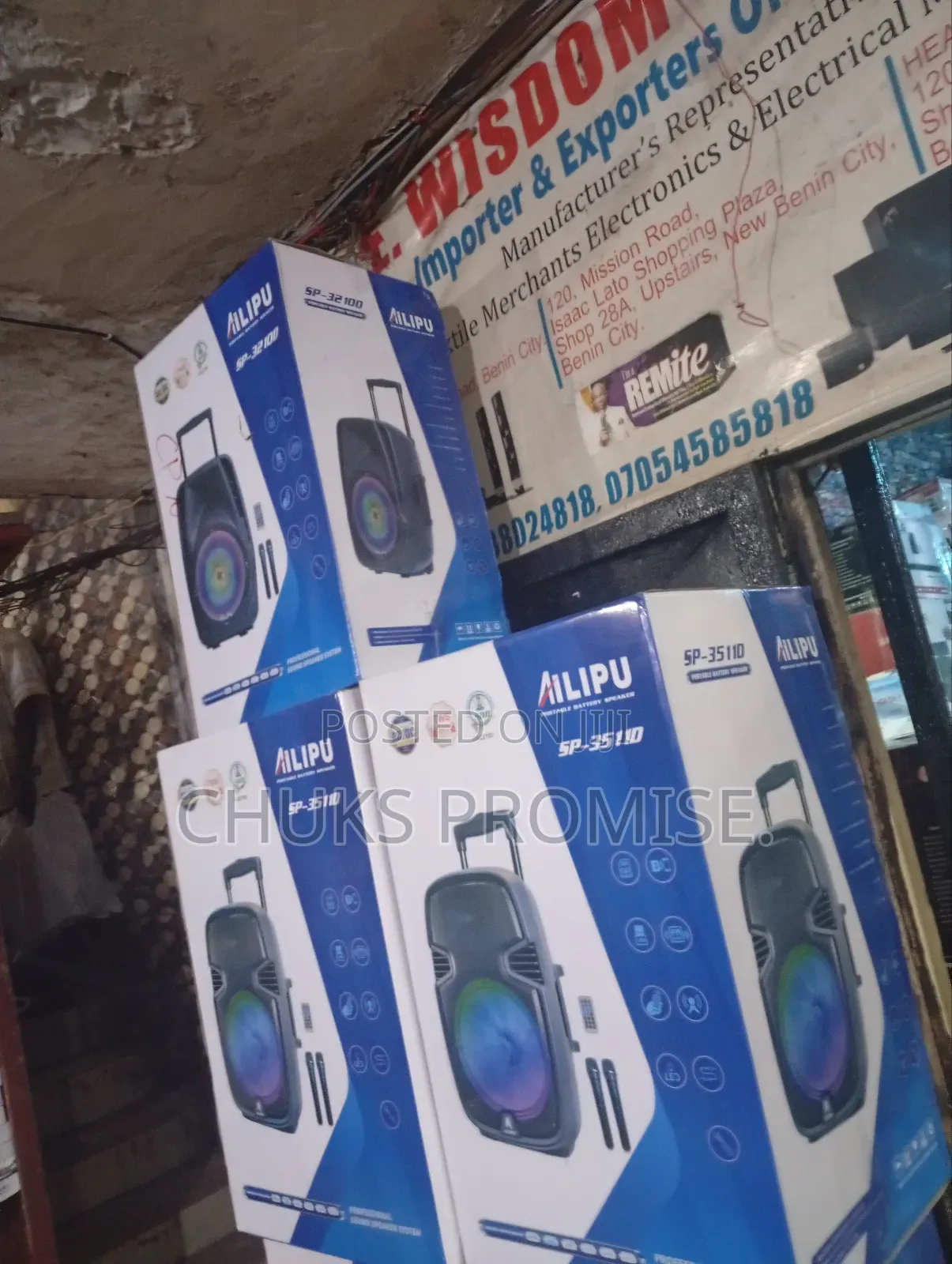 Public Address Rechargeable Bluetooth Speaker