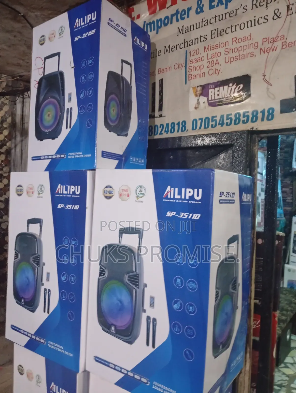 Public Address Rechargeable Bluetooth Speaker