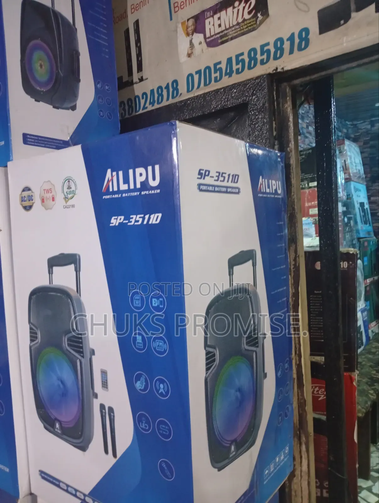 Public Address Rechargeable Bluetooth Speaker