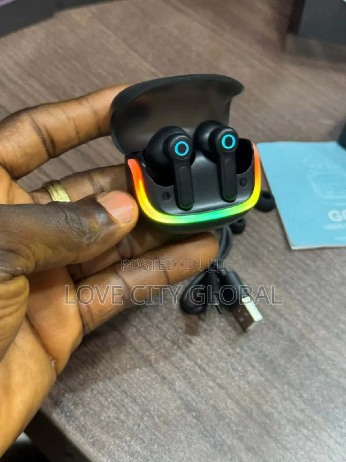 G07 TWS Gaming Earbuds –Anc Enc, Dual Pairing Led Display V5.4 4 Mic