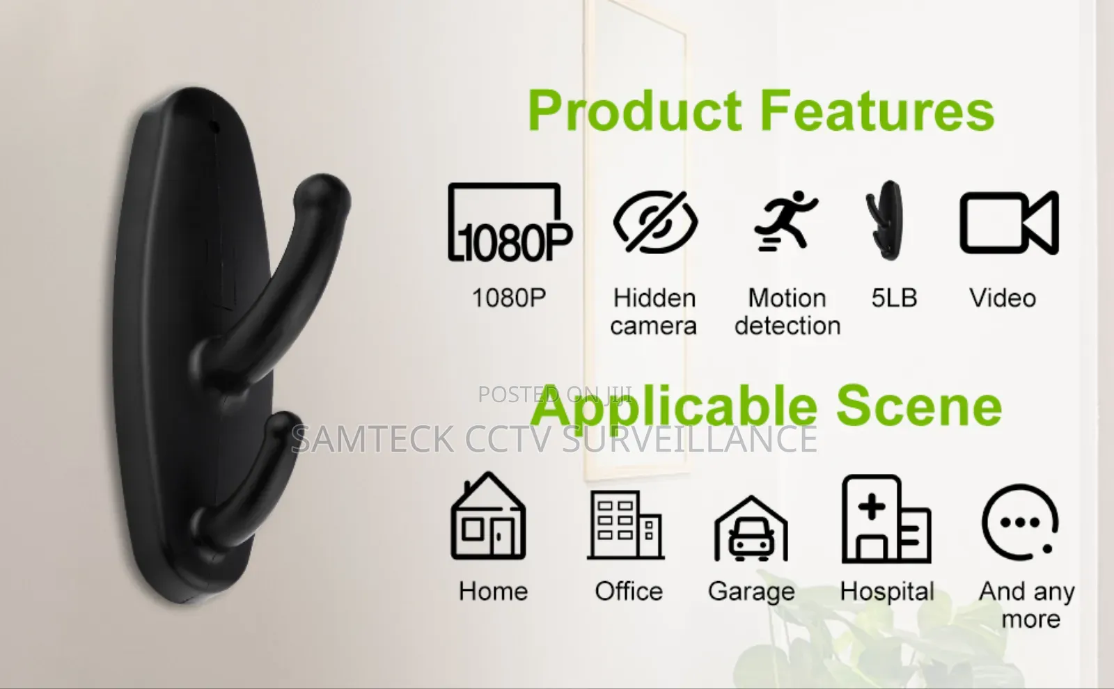 Hook Spy Hidden Camera