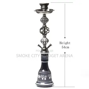 Double Hose Hookah Shisha Pot ,Long and Classic Available as Seen Here