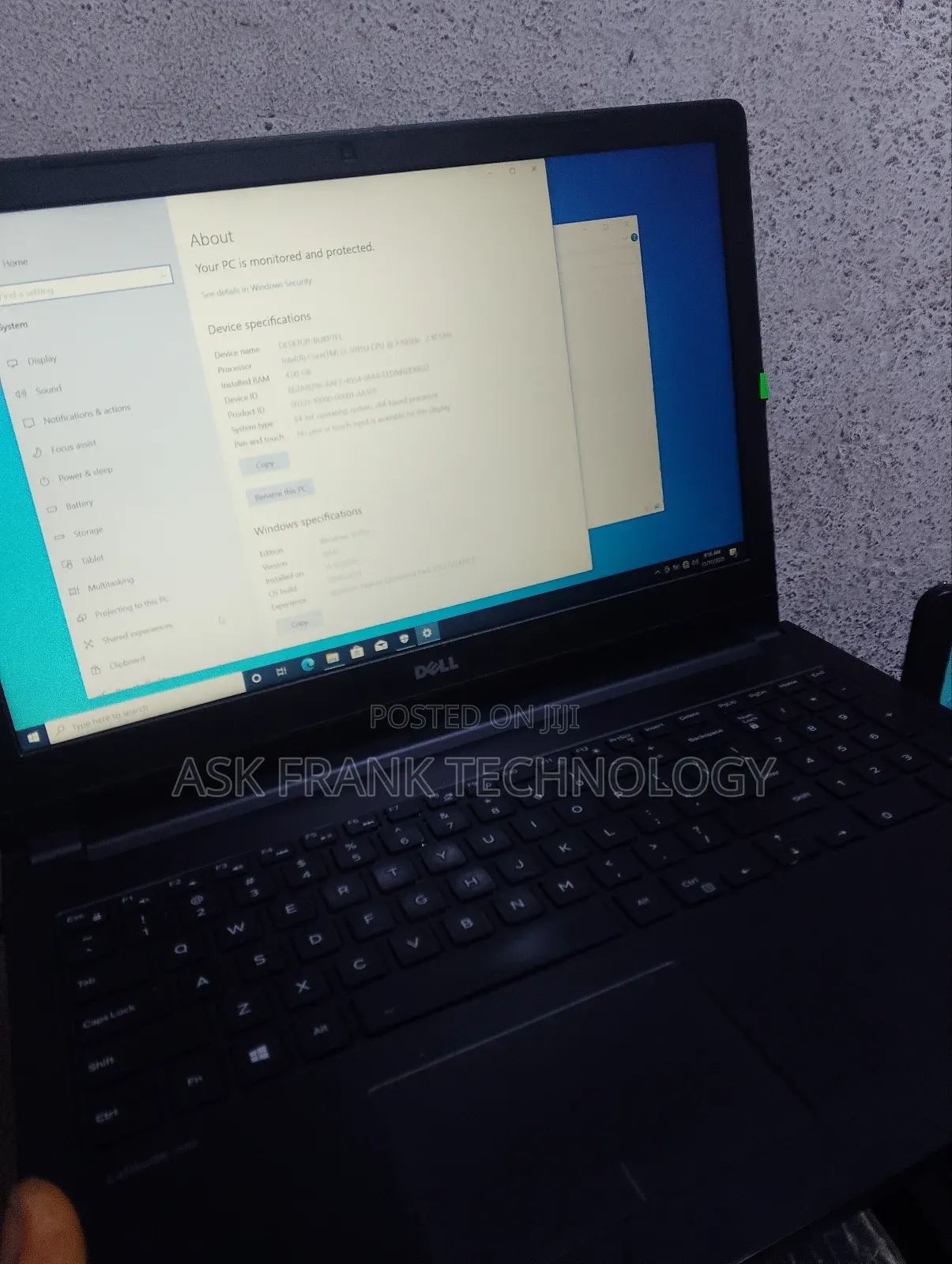 Laptop Dell Latitude 3550 8GB Intel Core I5 HDD 32GB