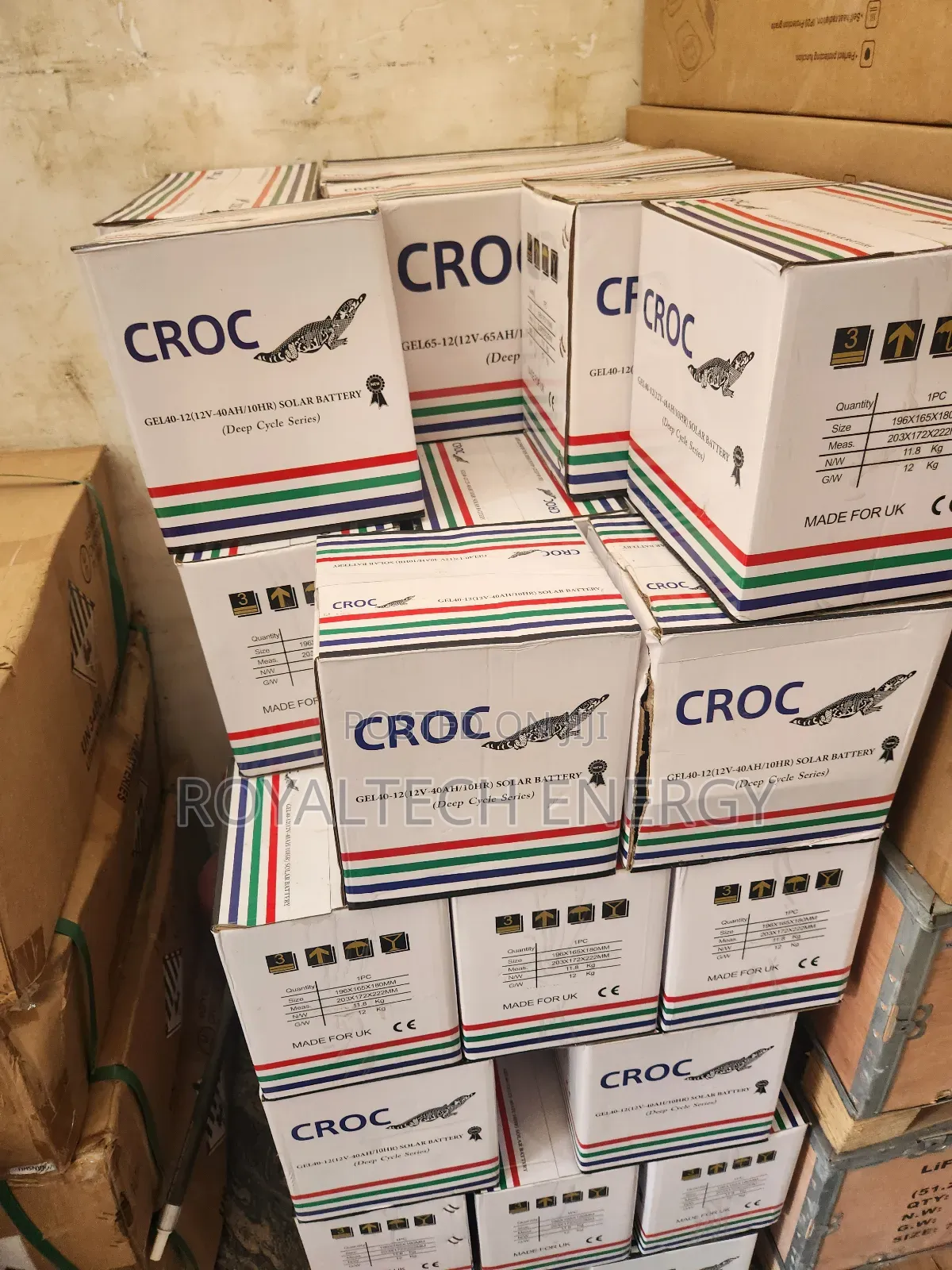 Croc Gel Battery 40ah 12v
