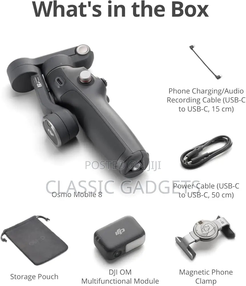 Dji Osmo Mobile 8 Gimbal Stabilizer For Phone
