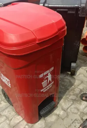 50 Liters Plastic Pedal Waste Bin