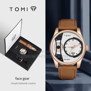 Tomi Watch Fully Boxed With 2 Straps