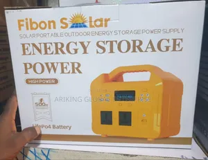 500w Solar Generator With 100w Solar Panel.