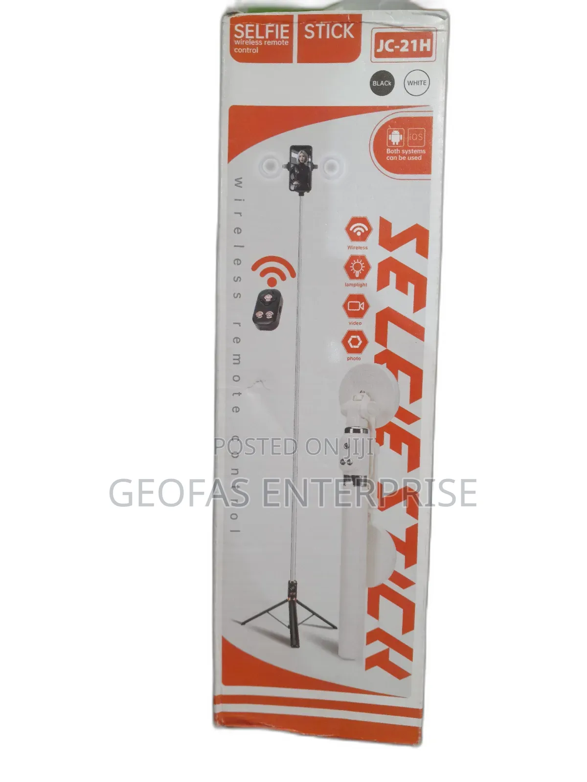 Original Selfie Wireless Remote Control Tripod With Light