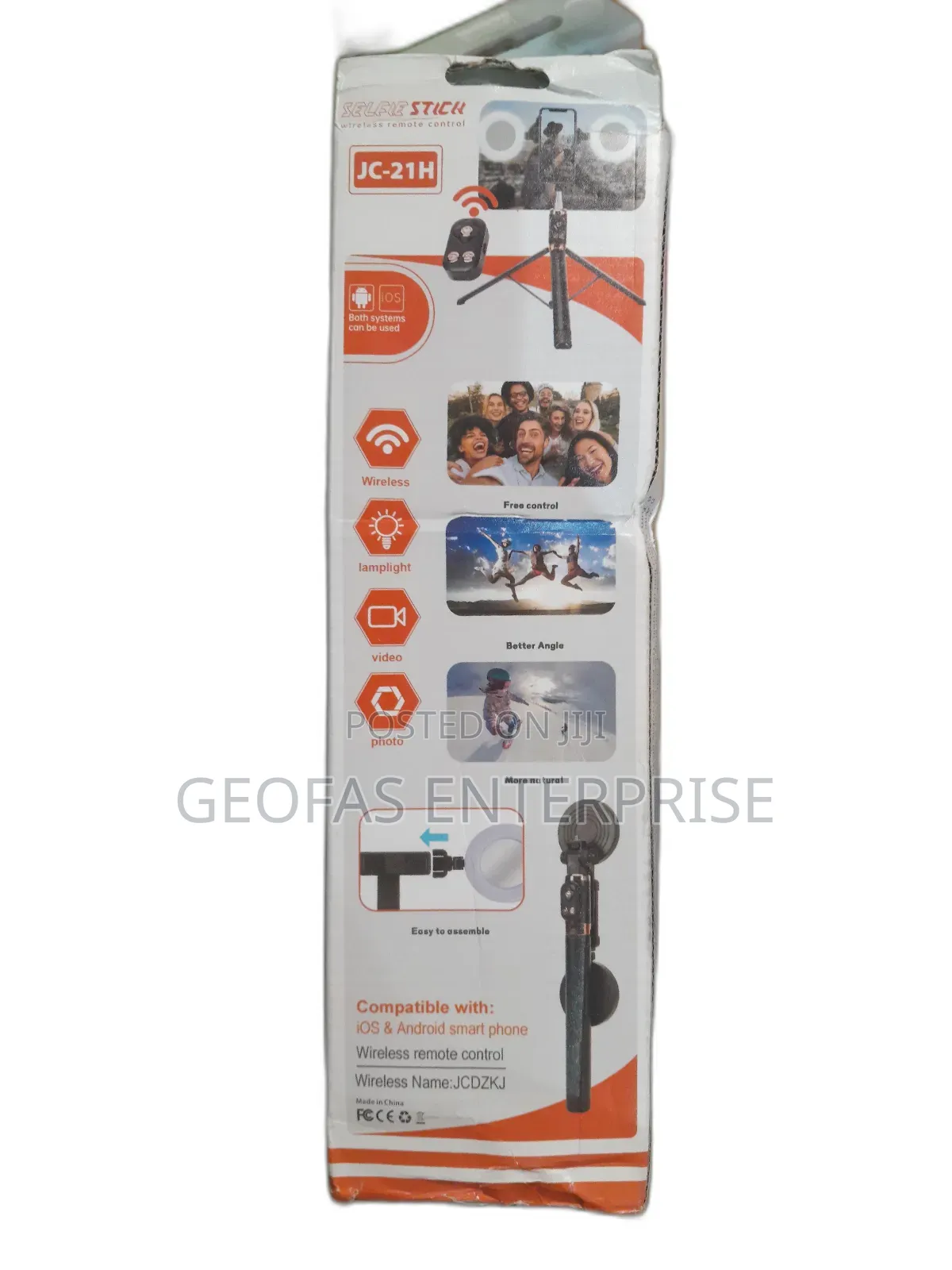 Original Selfie Wireless Remote Control Tripod With Light