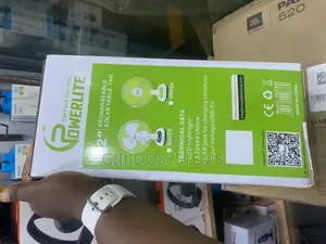 Powerlite 12 Rechargeable Solar Table Fan