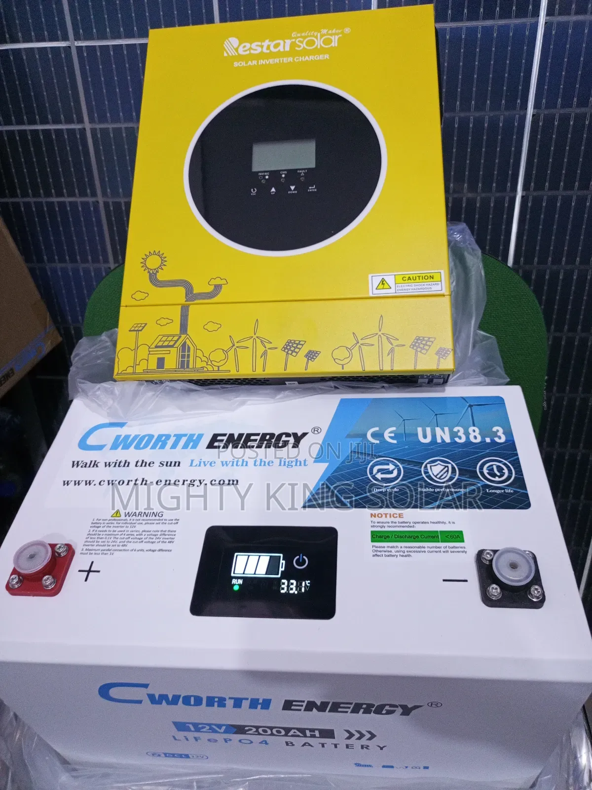 2560kwh 12v Cworth & Restar Solar Gen