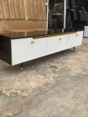 Tv Stand Black and White
