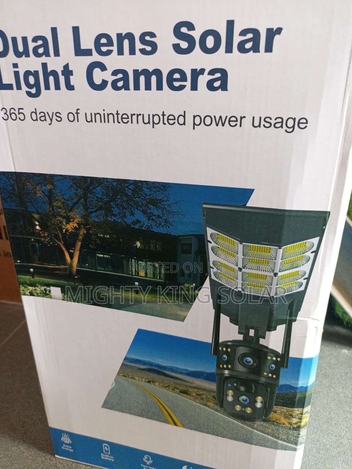 Dual Lens 360d Camera With Floor Light