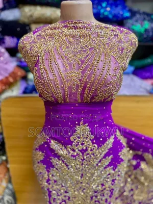 Hand Beaded Lace