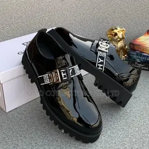 Luxury Givenchy Black Leather Men’S Shoe Fully Boxed