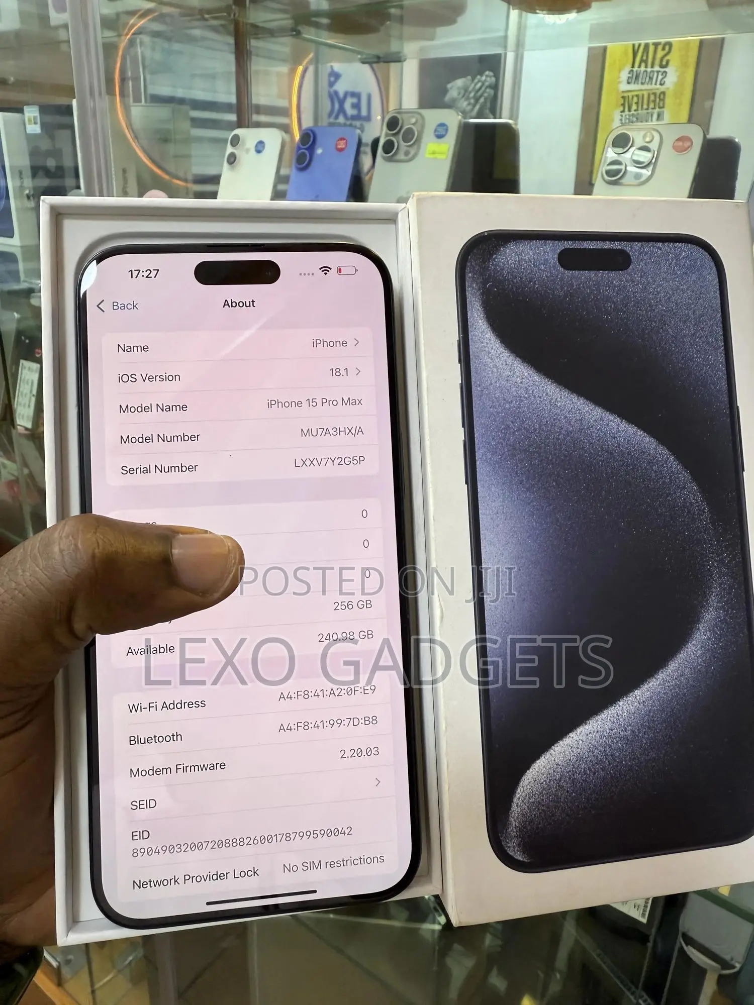 Apple iPhone 15 Pro Max 256 GB Blue