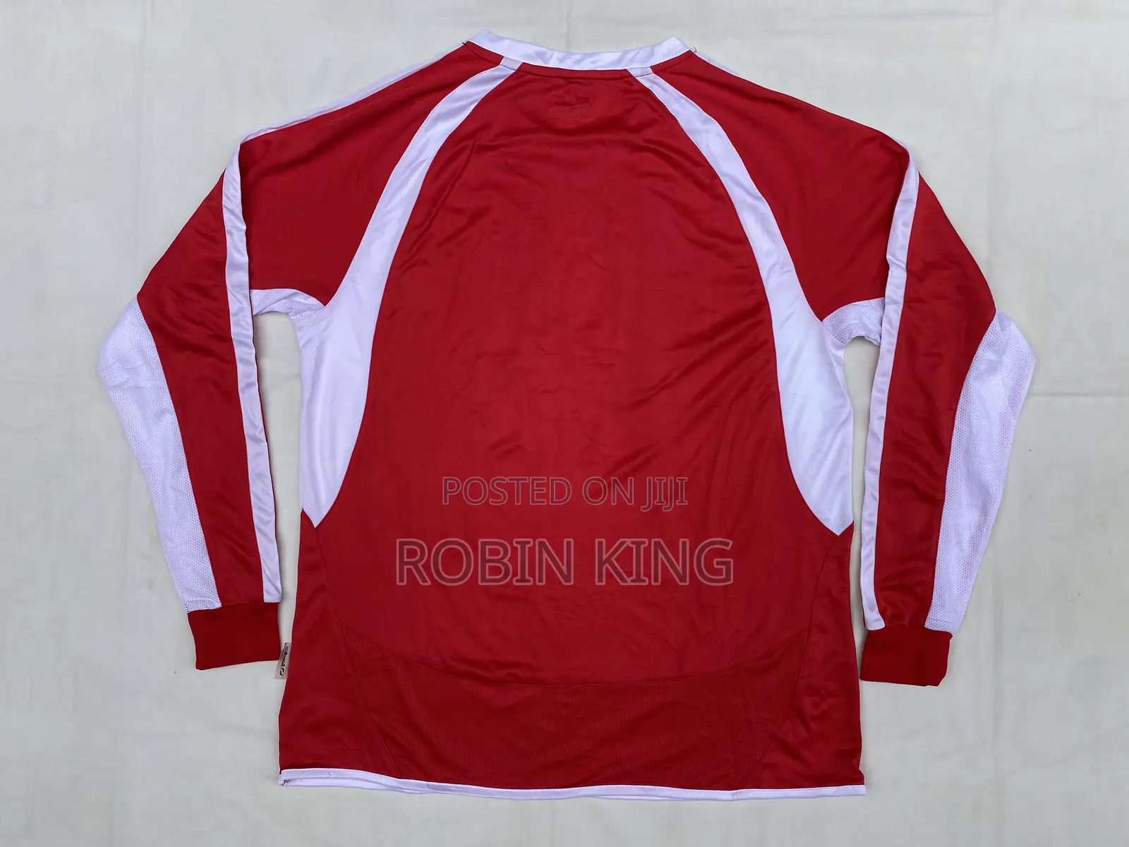 Sondico Men Plain Long Sleeve Jersey Top Size L