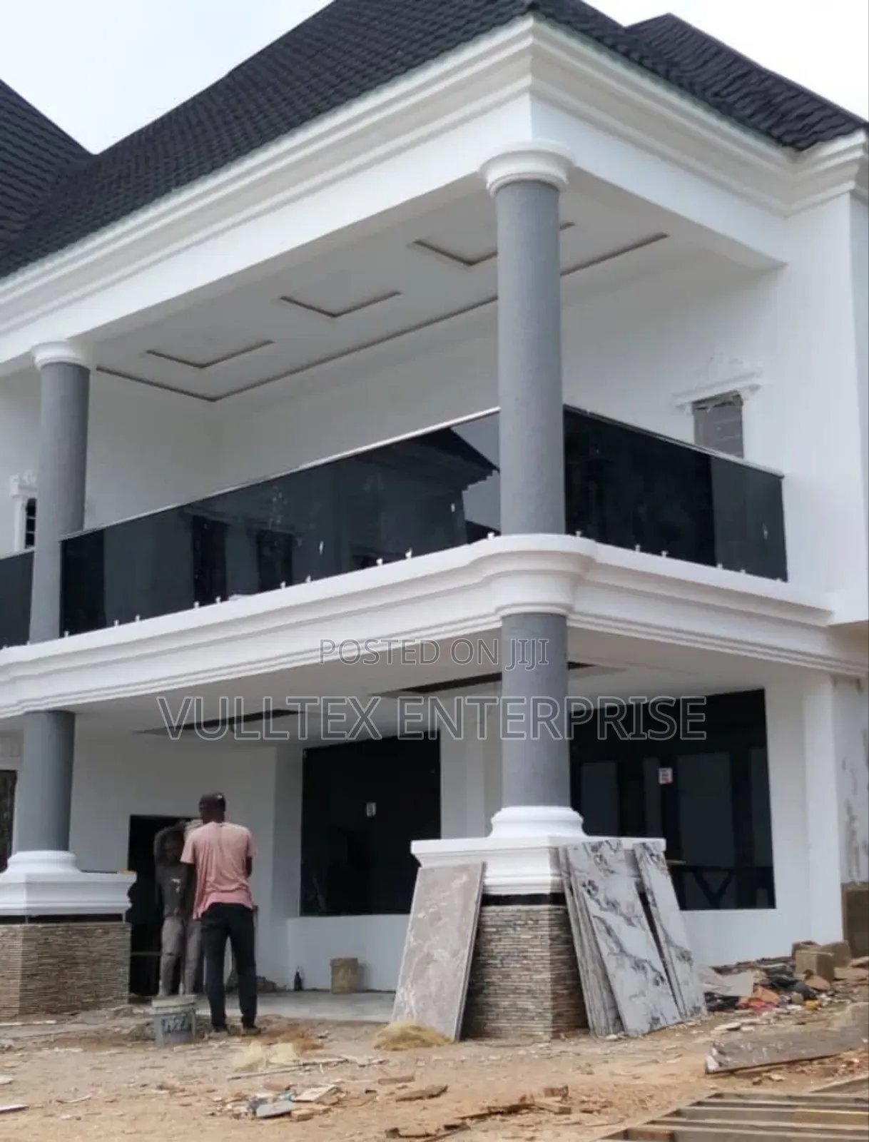 Black, (Balcony Rail)