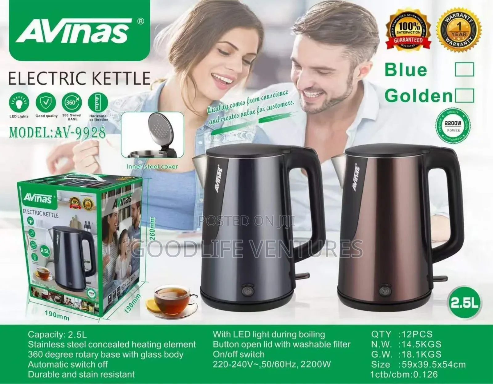 Avinas Quality Electric Kettle
