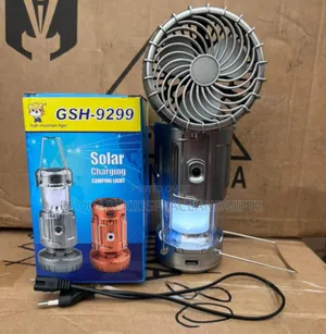 Solar Lamp With Fan for Souvenir