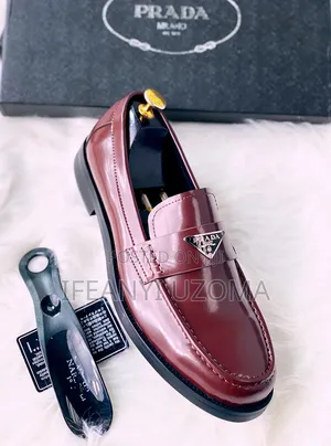 Luxury Wine Color and Black Luxury Shoe