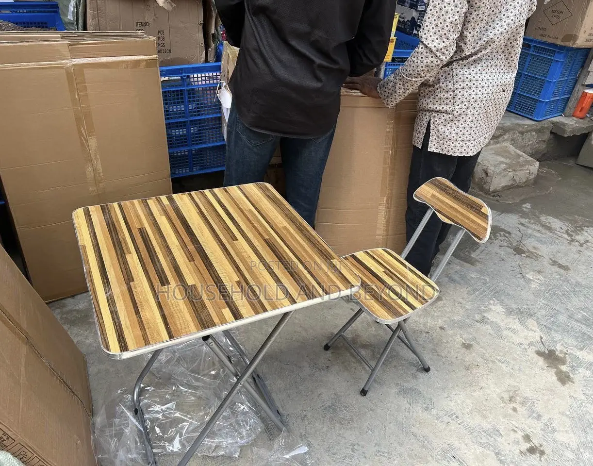 Foldable Nutod Design Table And Chair Set