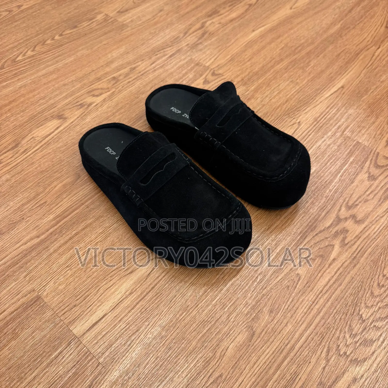 *Wrapped Suede Half Shoes*