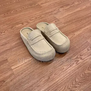 *Wrapped Suede Half Shoes*