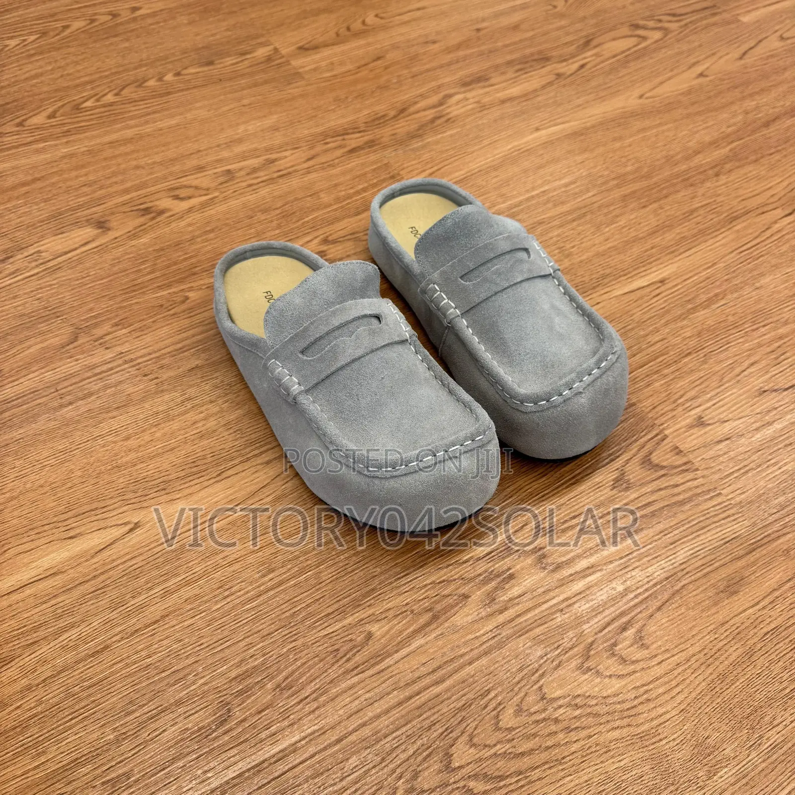 *Wrapped Suede Half Shoes*