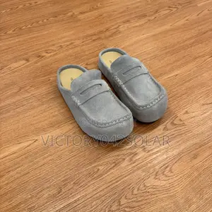 *Wrapped Suede Half Shoes*