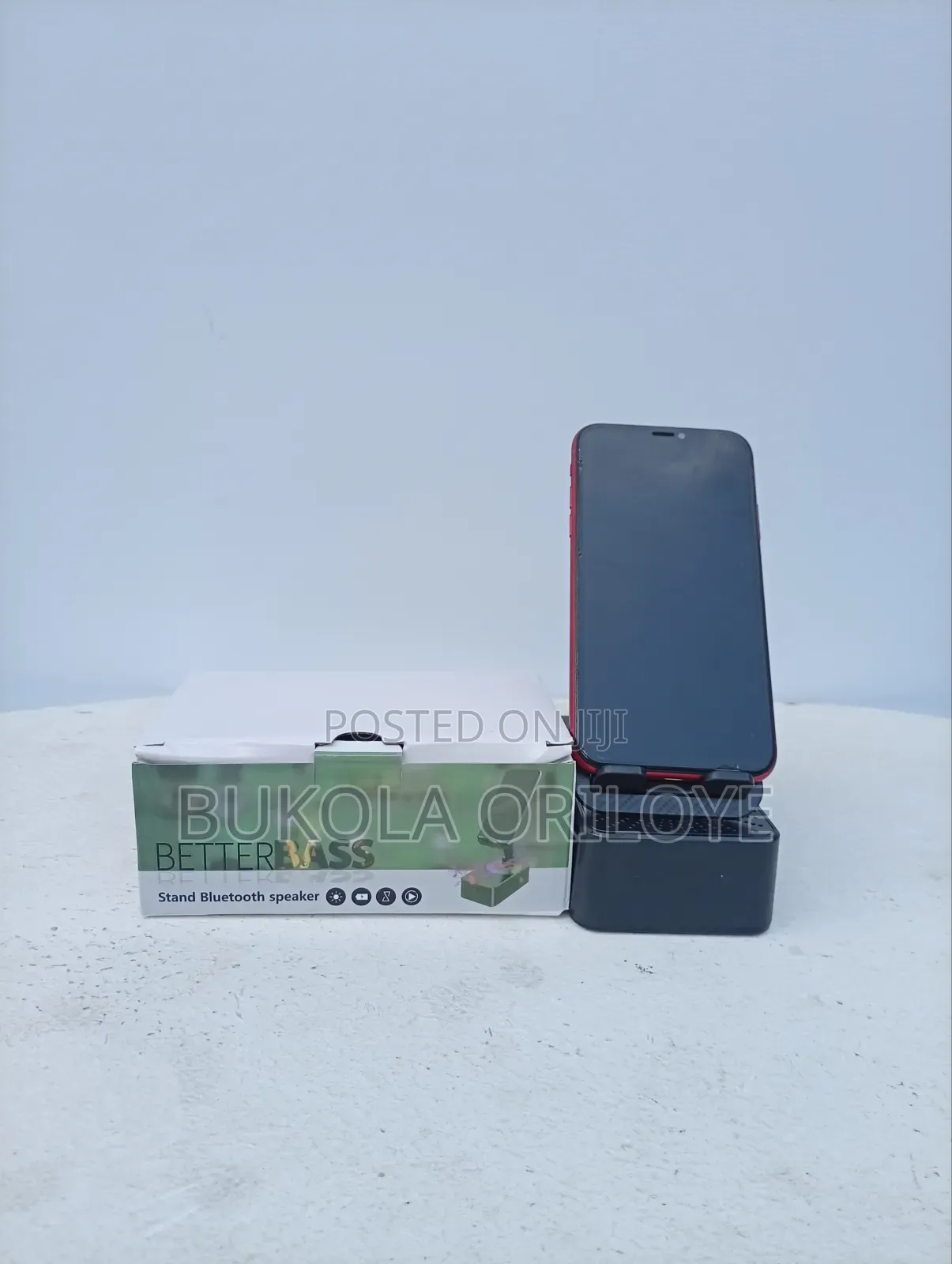 Mobile Phone Holder Bluetooth Speaker