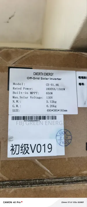 1.8kva 1.5kva Cworth Hybrid Inverter