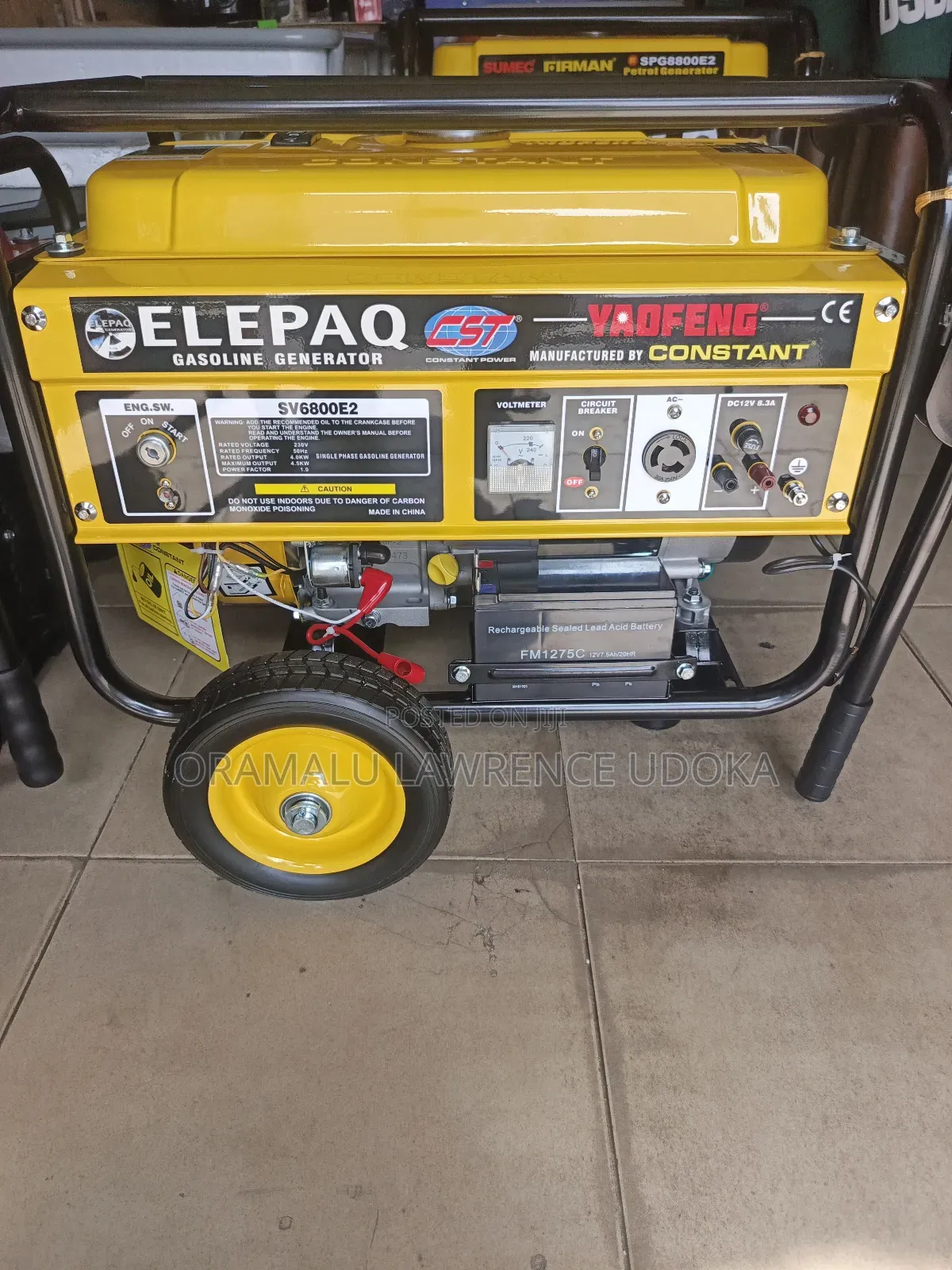 Elepaq Constant Generator 4.5kva