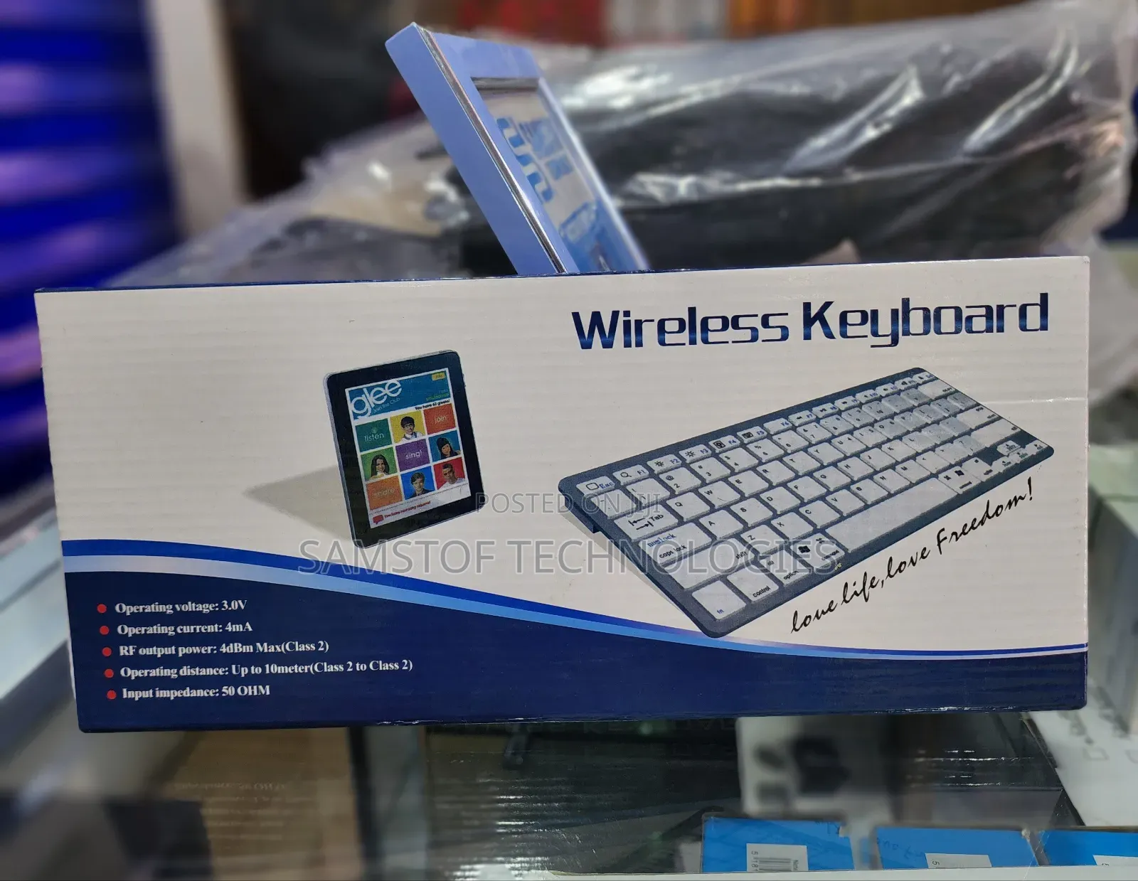 Phones, Tv, Pc, Wireless Keyboard
