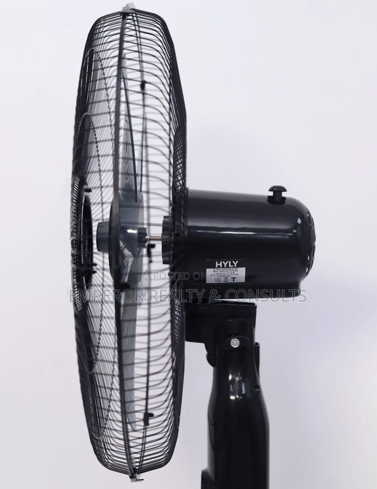 Hyly 18′′ Strong Quality Rechargeable Fan