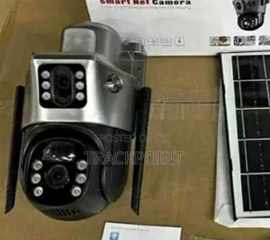 Smart Solar Power Camera With Real-Time View and Voice Alerts