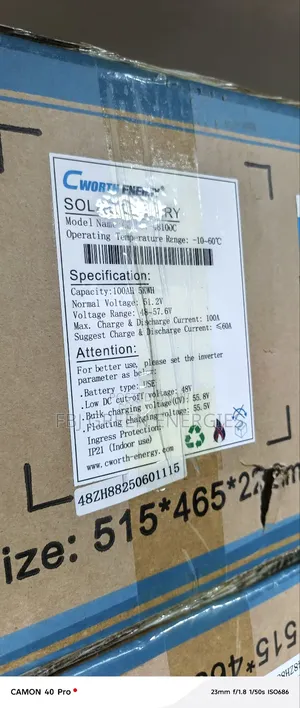 5kwh Cworth Lithium Battery