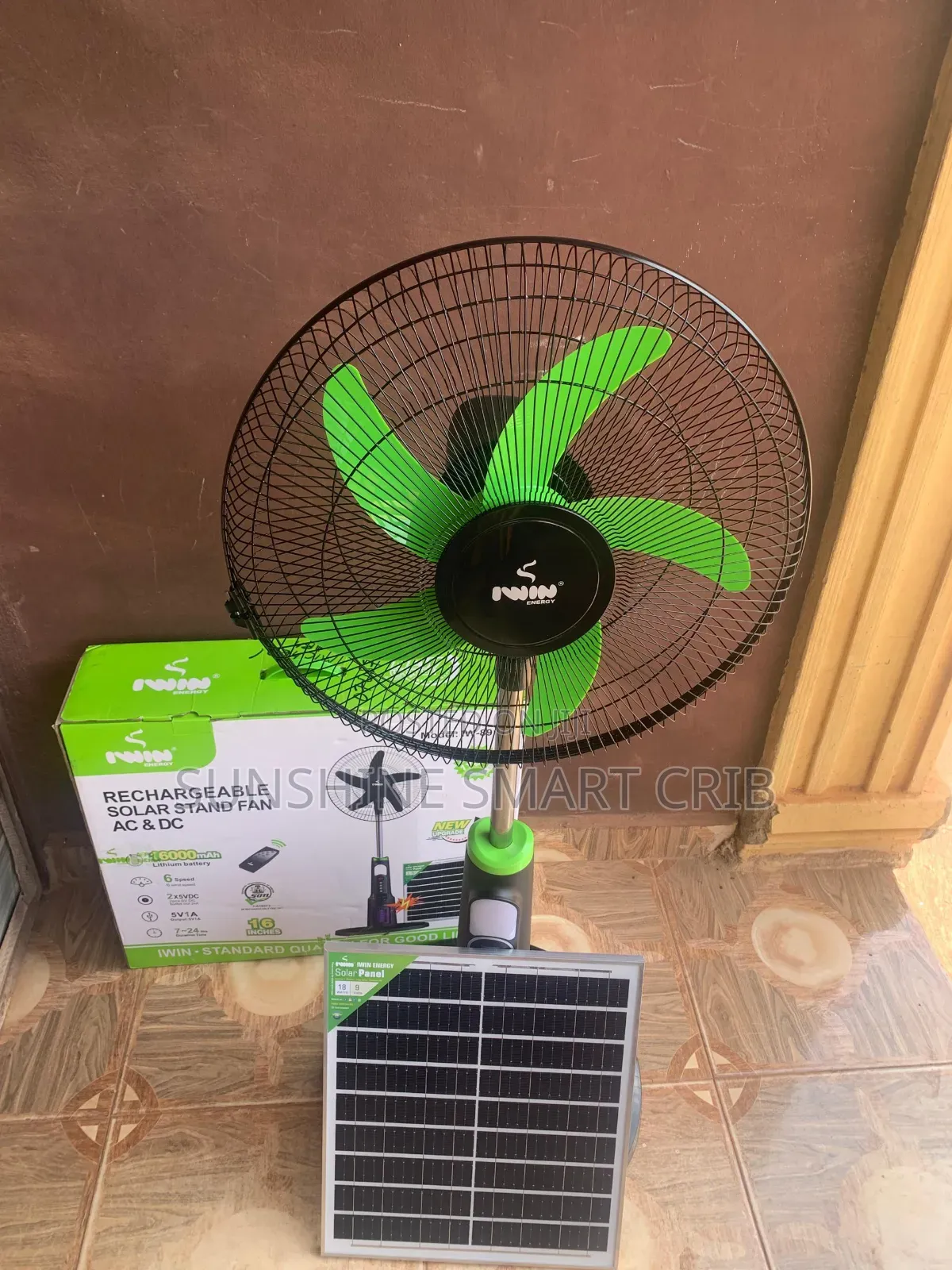 Iwin Solar Rechargeable Fan