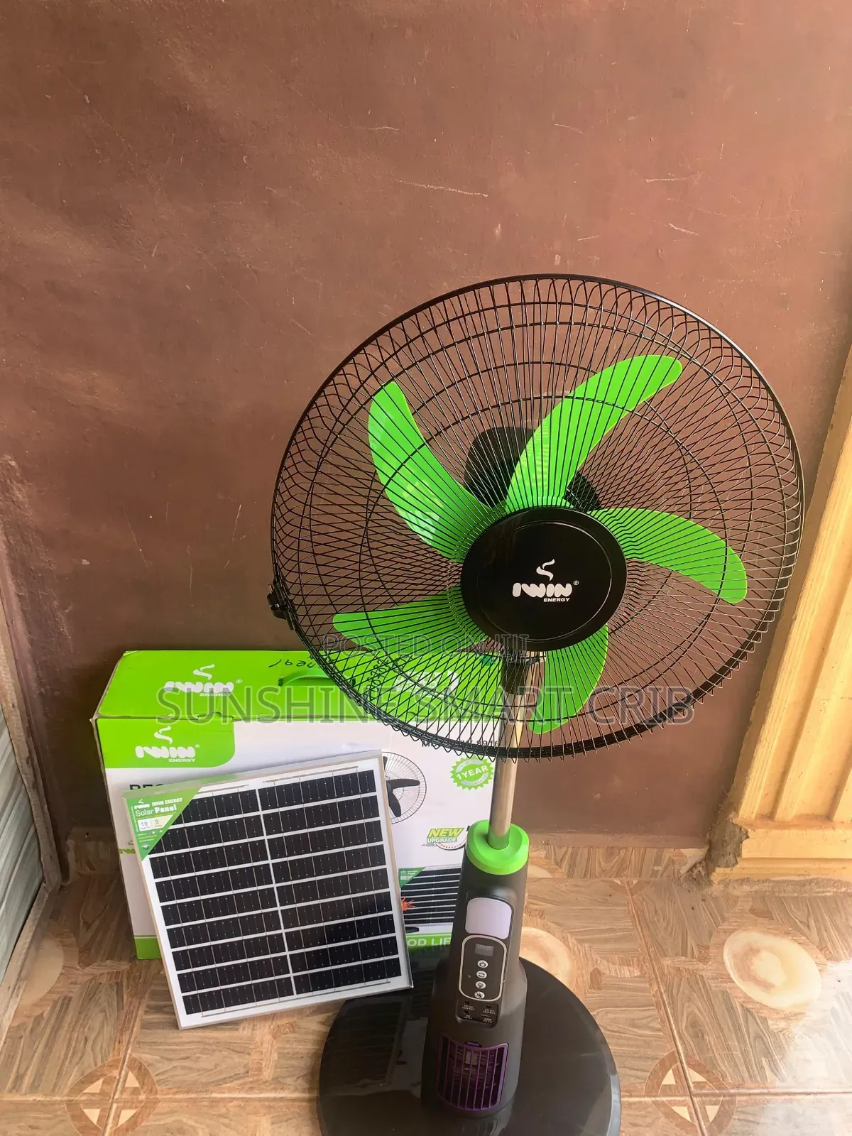 Iwin Solar Rechargeable Fan